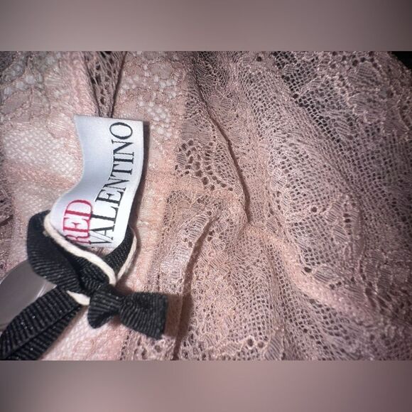 RED Valentino Nude Corded Lace Leggings Size Small - Picture 9 of 13